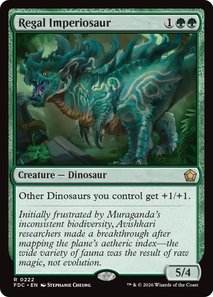 Regal Imperiosaur [Foundations Commander] | Anubis Games and Hobby