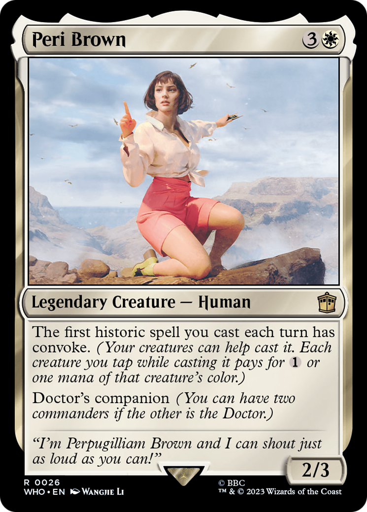 Peri Brown [Doctor Who] | Anubis Games and Hobby