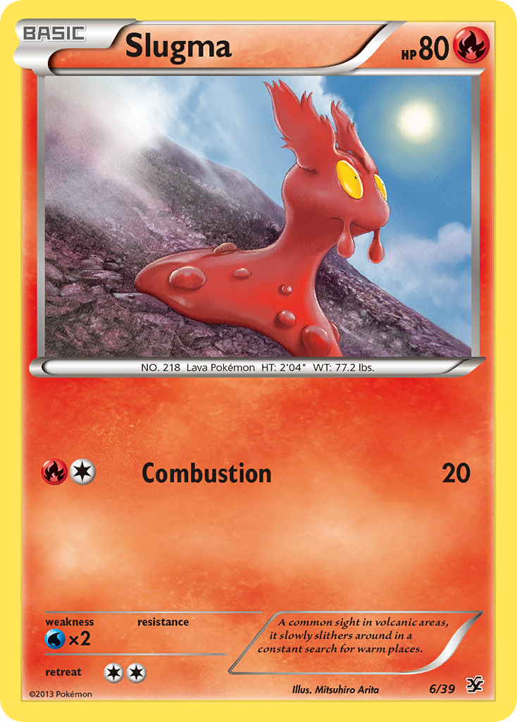 Slugma (6/39) [XY: Kalos Starter Set] | Anubis Games and Hobby