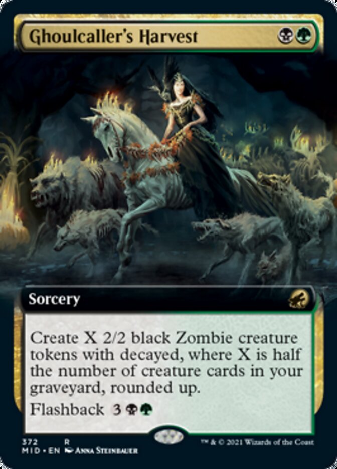 Ghoulcaller's Harvest (Extended Art) [Innistrad: Midnight Hunt] | Anubis Games and Hobby
