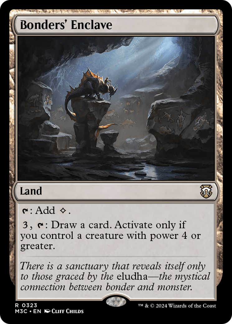 Bonders' Enclave (Ripple Foil) [Modern Horizons 3 Commander] | Anubis Games and Hobby