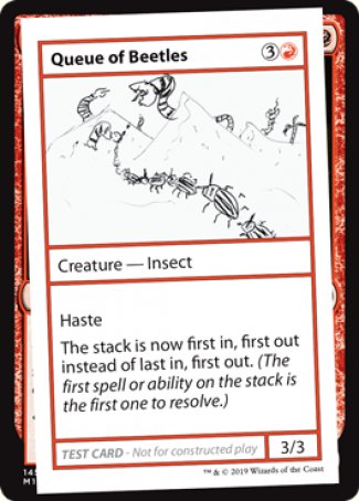 Queue of Beetles (2021 Edition) [Mystery Booster Playtest Cards] | Anubis Games and Hobby