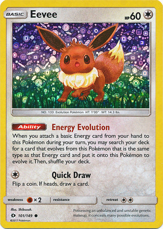 Eevee (101/149) (General Mills Promo) [Sun & Moon: Base Set] | Anubis Games and Hobby