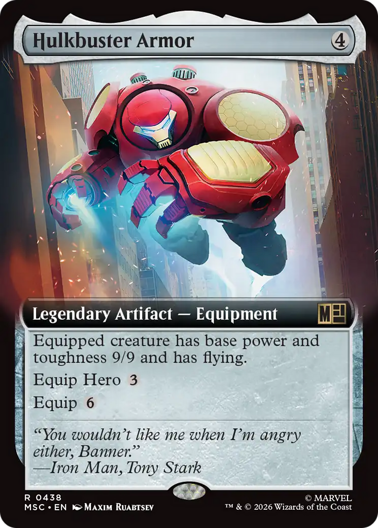 Hulkbuster Armor (Extended Art) [Marvel Super Heroes Commander] | Anubis Games and Hobby