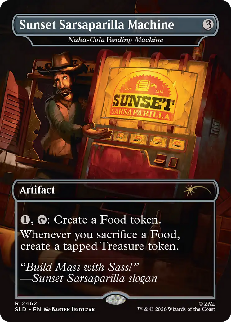 Sunset Sarsaparilla Machine - Nuka-Cola Vending Machine [Secret Lair Drop Series] | Anubis Games and Hobby