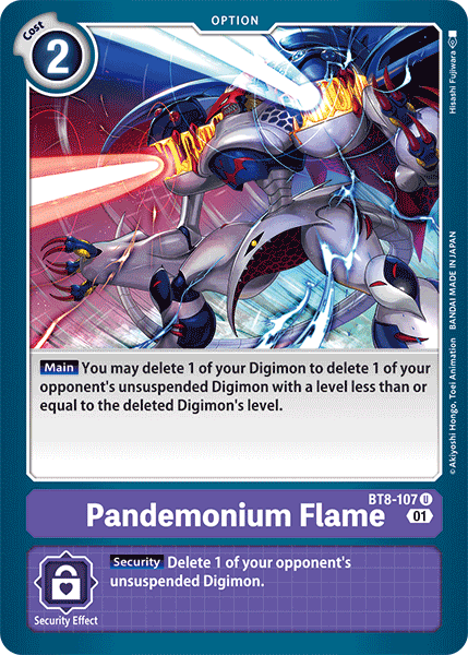 Pandemonium Flame [BT8-107] [New Awakening] | Anubis Games and Hobby