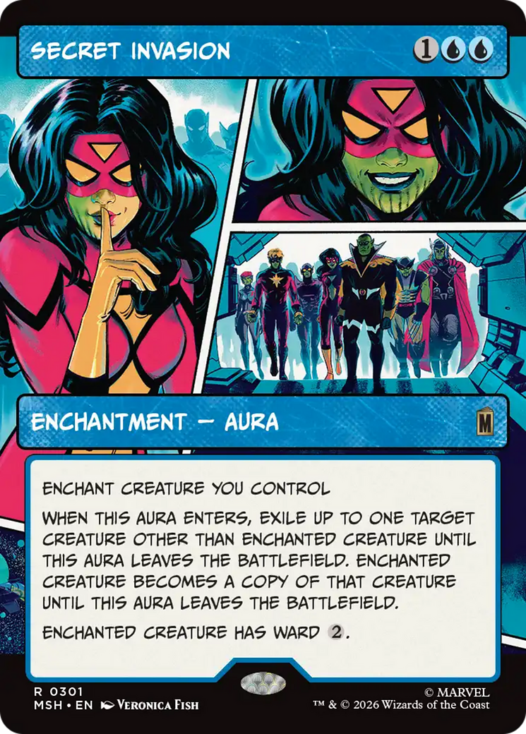 Secret Invasion (Borderless) [Marvel Super Heroes] | Anubis Games and Hobby