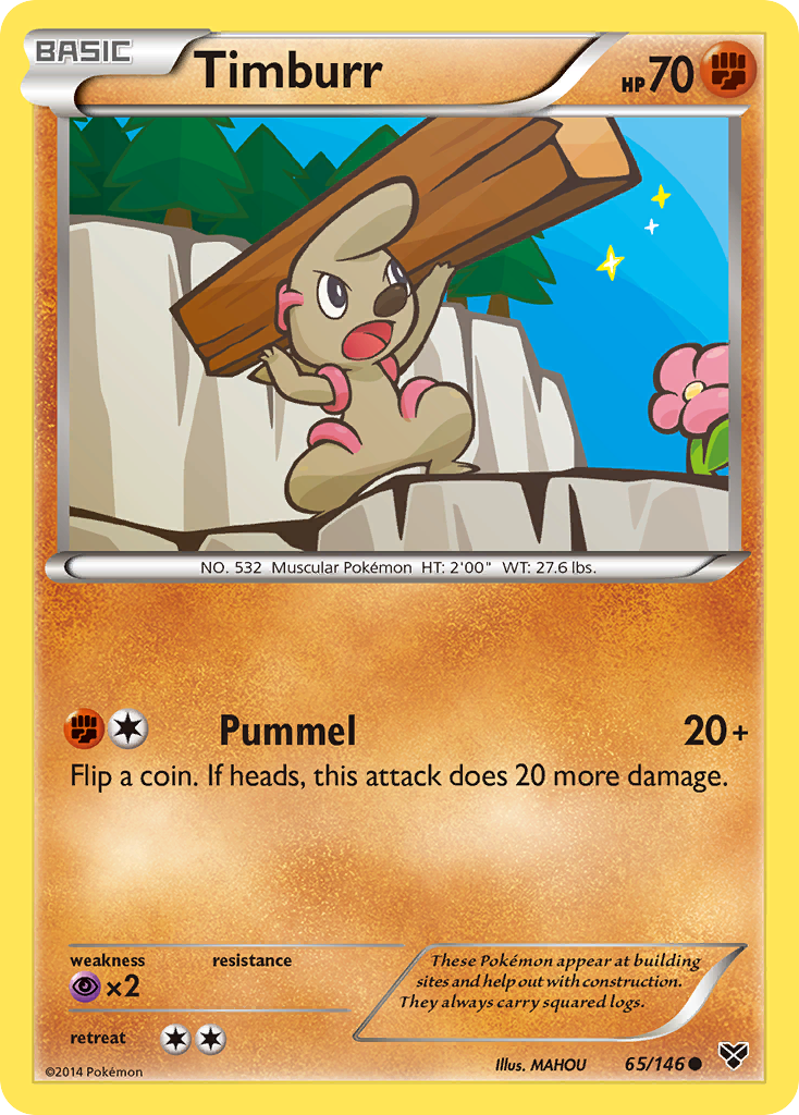 Timburr (65/146) [XY: Base Set] | Anubis Games and Hobby