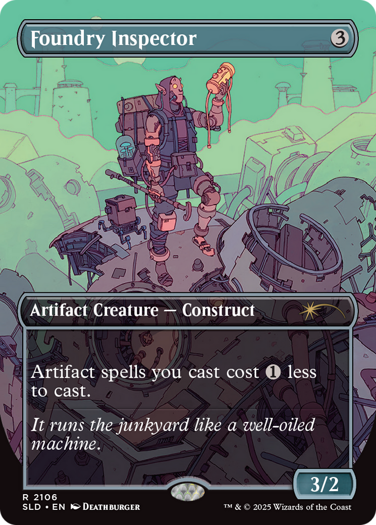 Foundry Inspector (Galaxy Foil) [Secret Lair Drop Series] | Anubis Games and Hobby