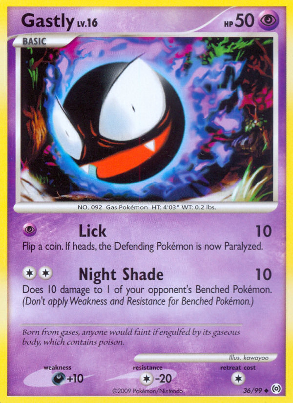 Gastly (36/99) [Platinum: Arceus] | Anubis Games and Hobby