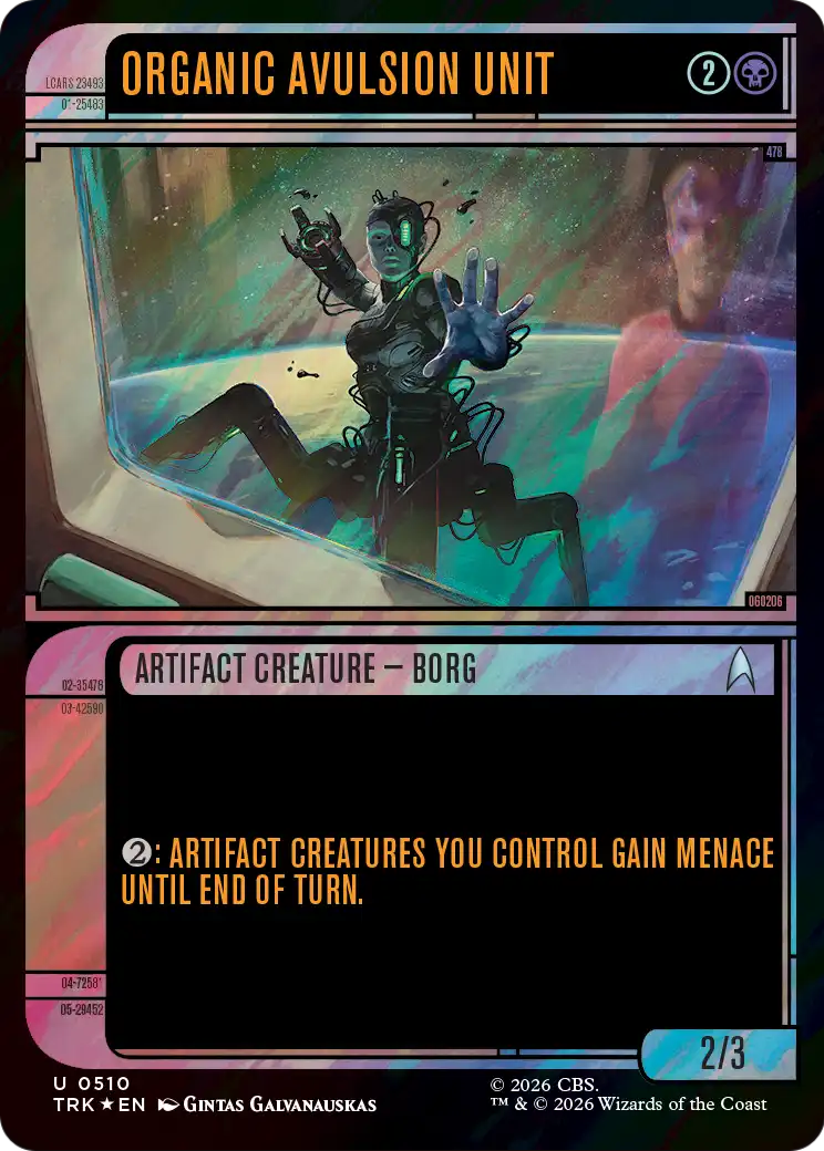 Organic Avulsion Unit (Showcase) (Surge Foil) [Star Trek] | Anubis Games and Hobby