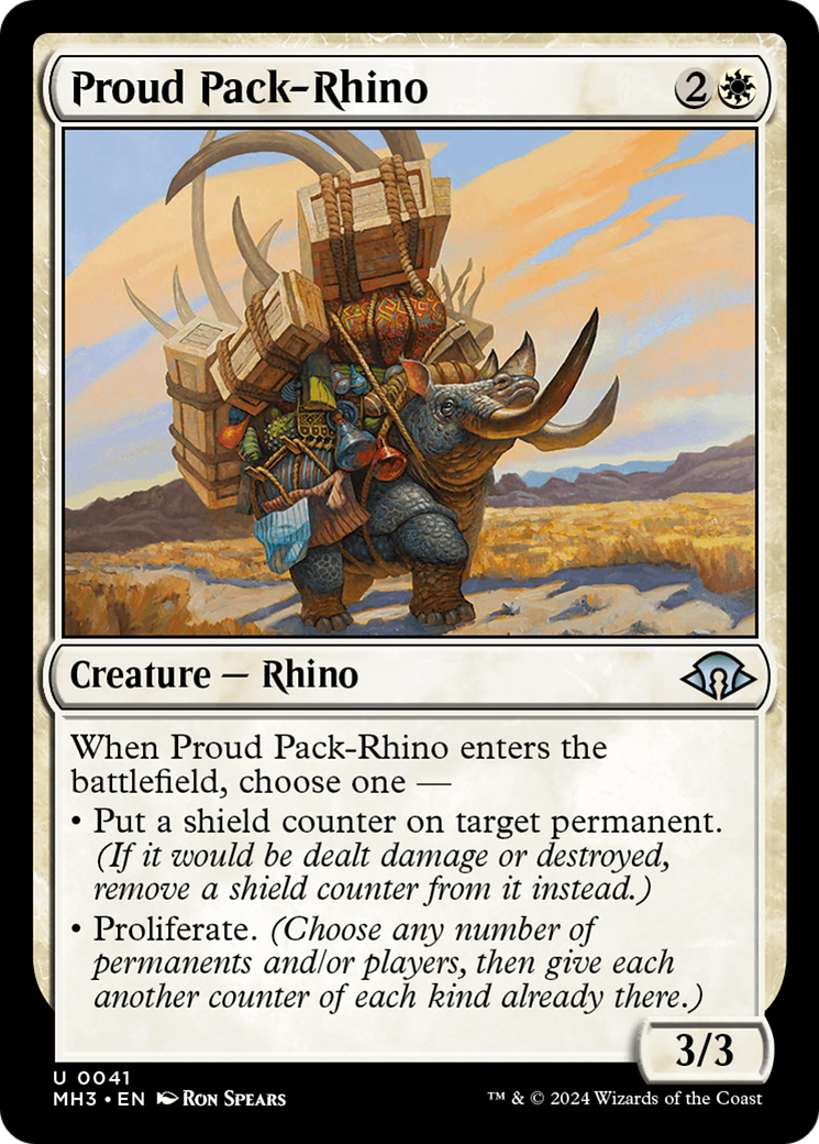 Proud Pack-Rhino [Modern Horizons 3] | Anubis Games and Hobby