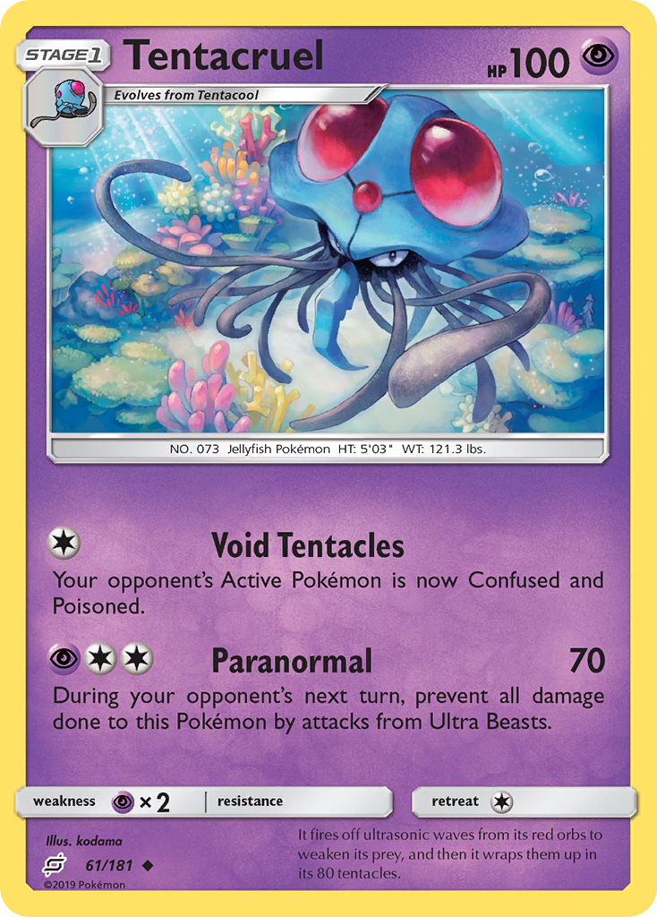 Tentacruel (61/181) [Sun & Moon: Team Up] | Anubis Games and Hobby