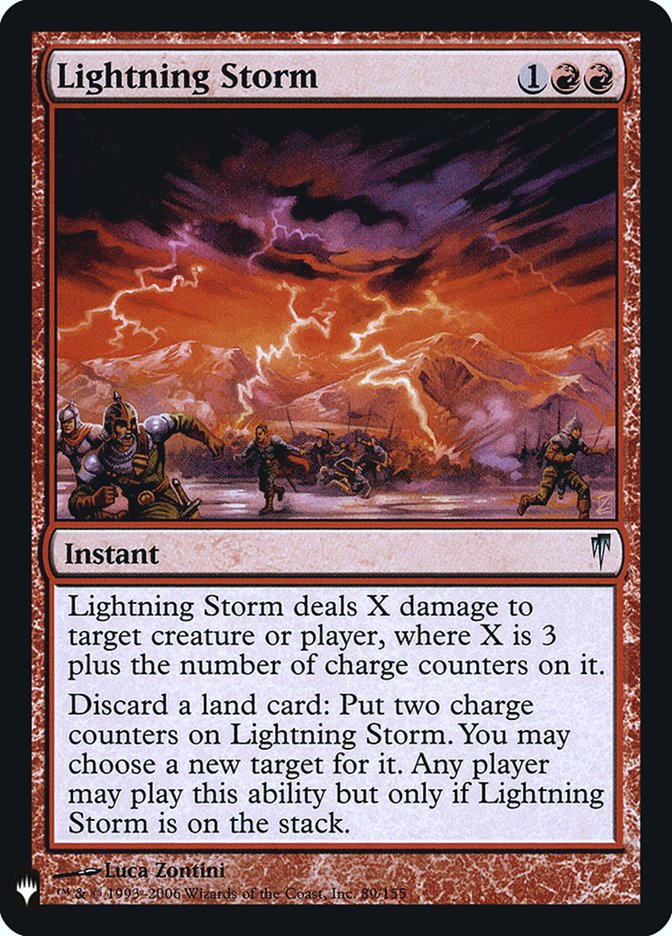 Lightning Storm [Mystery Booster] | Anubis Games and Hobby