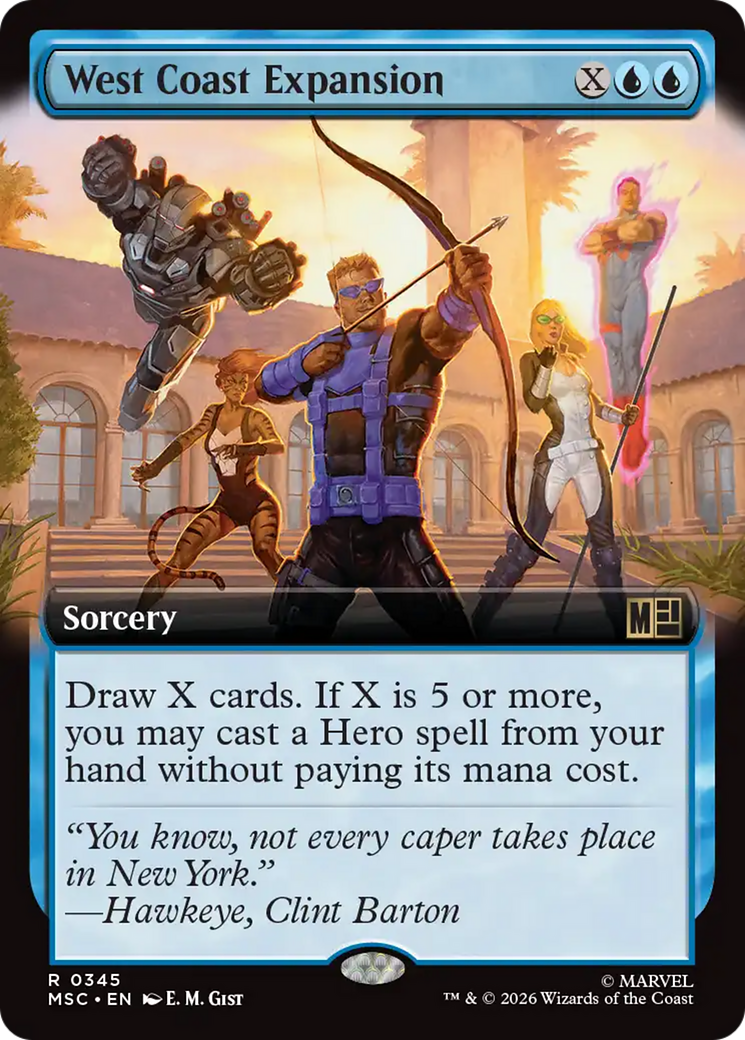 West Coast Expansion (Extended Art) [Marvel Super Heroes Commander] | Anubis Games and Hobby