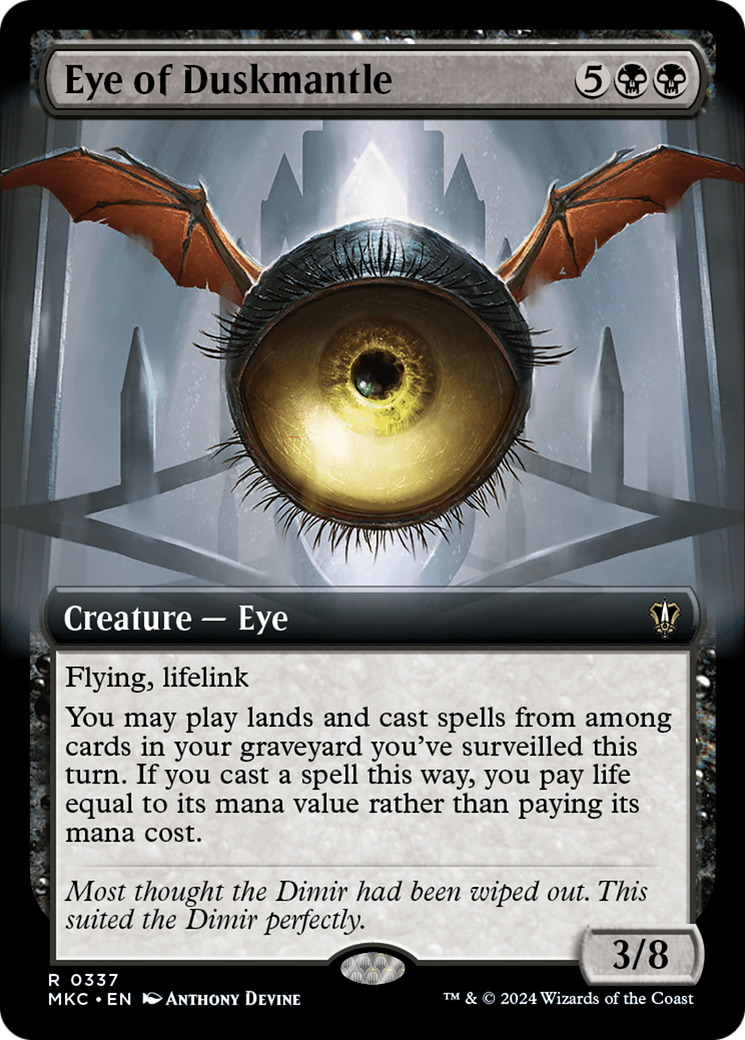 Eye of Duskmantle (Extended Art) [Murders at Karlov Manor Commander] | Anubis Games and Hobby