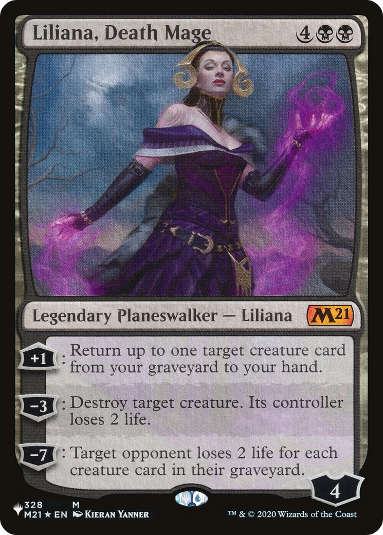 Liliana, Death Mage [The List Reprints] | Anubis Games and Hobby