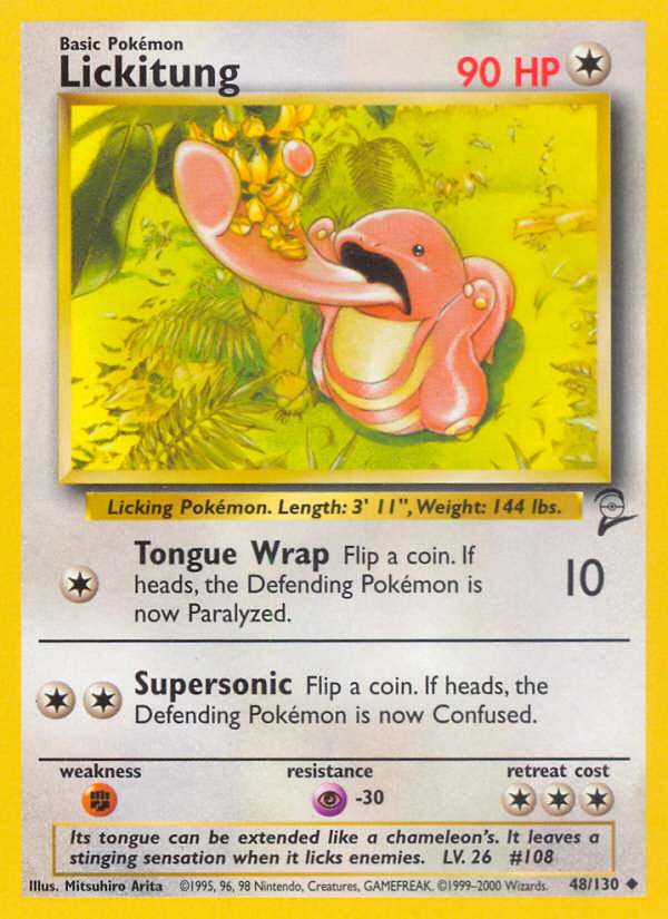 Lickitung (48/130) [Base Set 2] | Anubis Games and Hobby