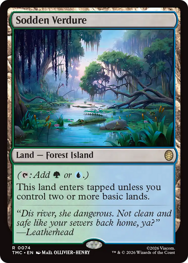 Sodden Verdure [Teenage Mutant Ninja Turtles Commander] | Anubis Games and Hobby