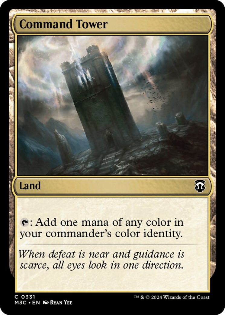 Command Tower (Ripple Foil) [Modern Horizons 3 Commander] | Anubis Games and Hobby