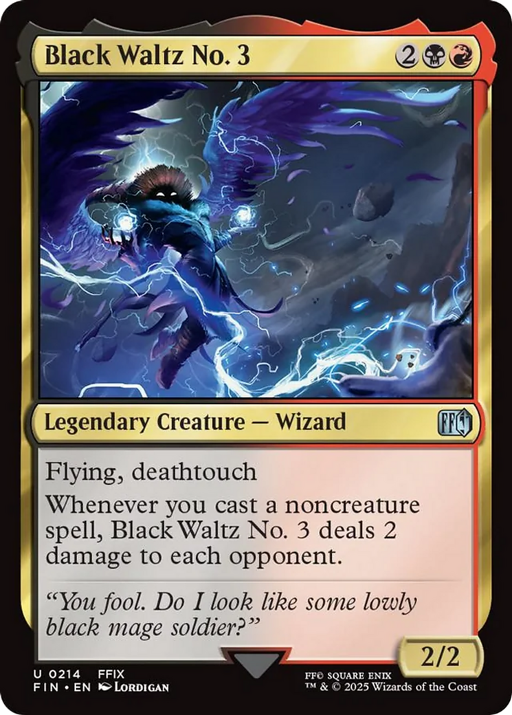 Black Waltz No. 3 [FINAL FANTASY] | Anubis Games and Hobby