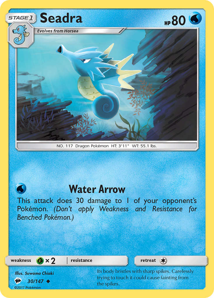 Seadra (30/147) [Sun & Moon: Burning Shadows] | Anubis Games and Hobby