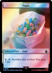 Alien Angel // Food (0057) Double-Sided Token (Surge Foil) [Doctor Who Tokens] | Anubis Games and Hobby