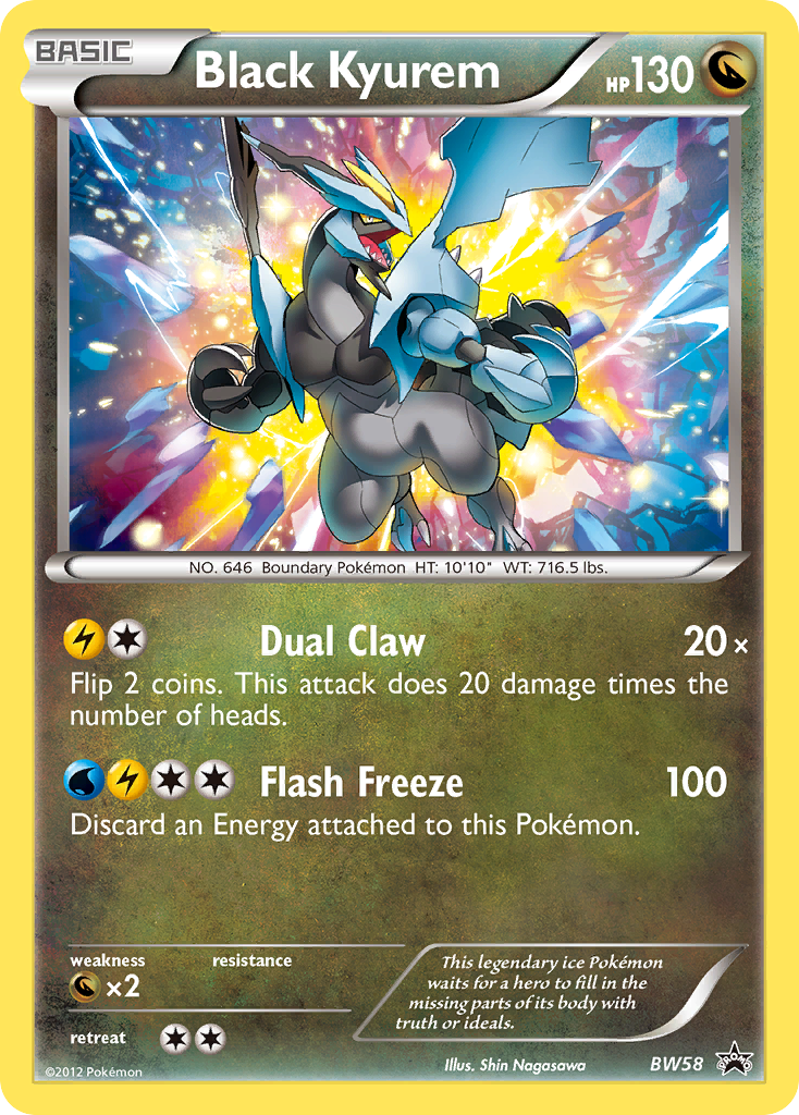 Black Kyurem (BW58) [Black & White: Black Star Promos] | Anubis Games and Hobby