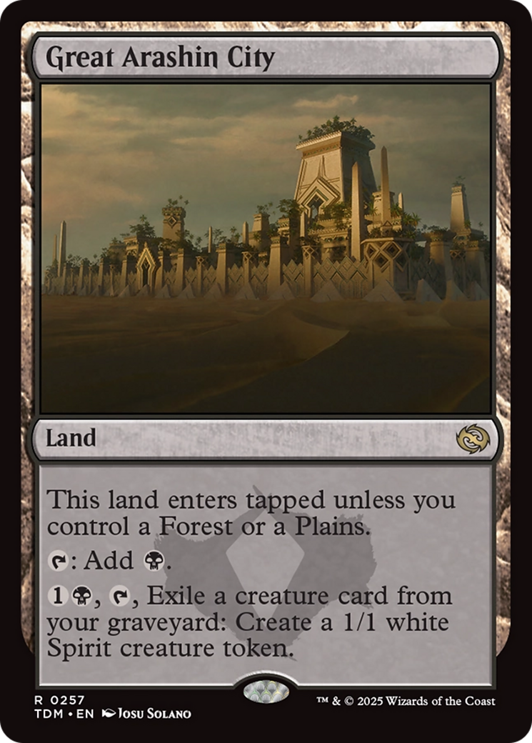 Great Arashin City [Tarkir: Dragonstorm] | Anubis Games and Hobby
