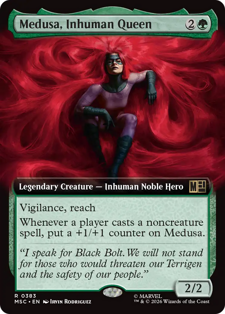 Medusa, Inhuman Queen (Extended Art) [Marvel Super Heroes Commander] | Anubis Games and Hobby