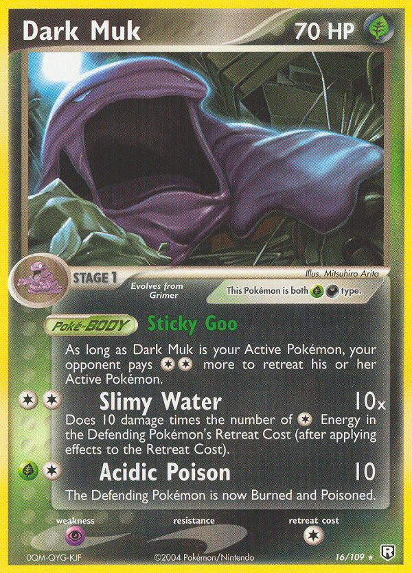 Dark Muk (16/109) [EX: Team Rocket Returns] | Anubis Games and Hobby