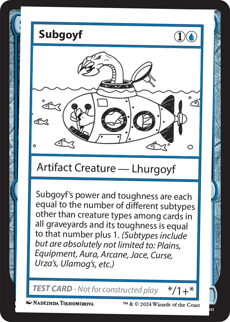 Subgoyf [Mystery Booster 2 Playtest Cards] | Anubis Games and Hobby