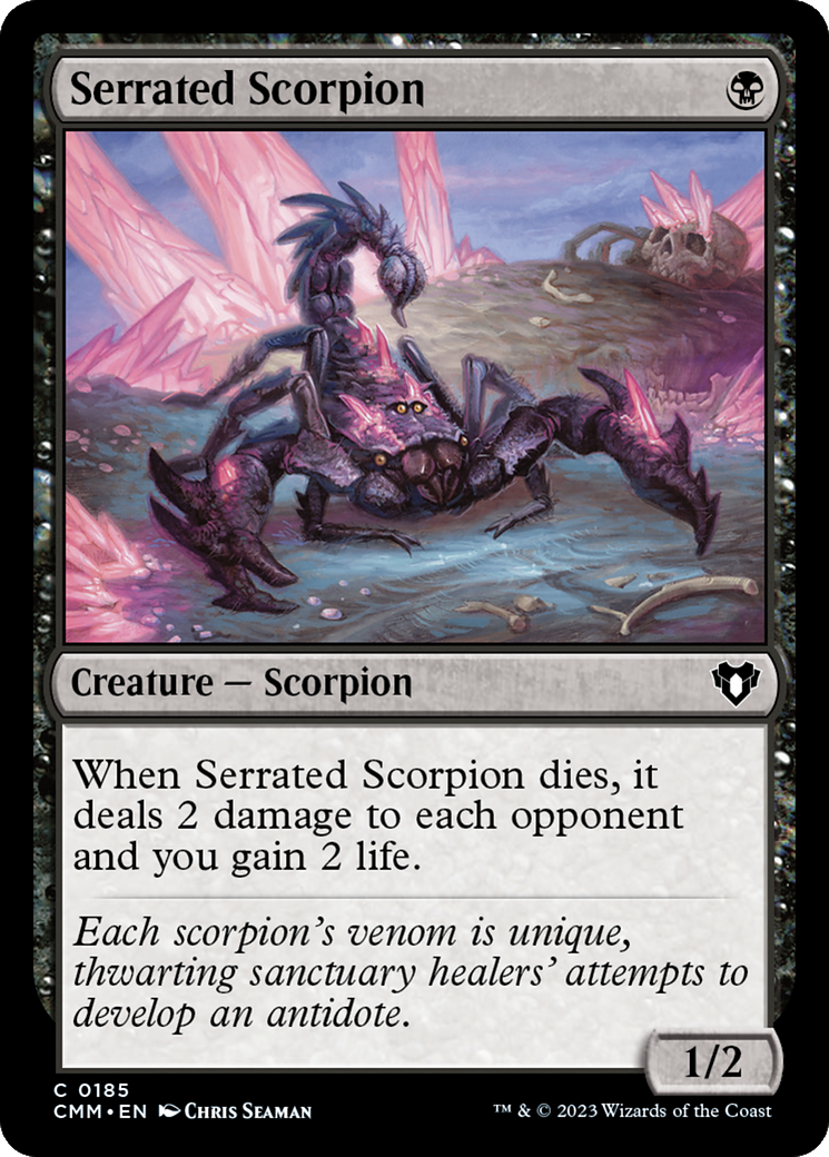 Serrated Scorpion [Commander Masters] | Anubis Games and Hobby