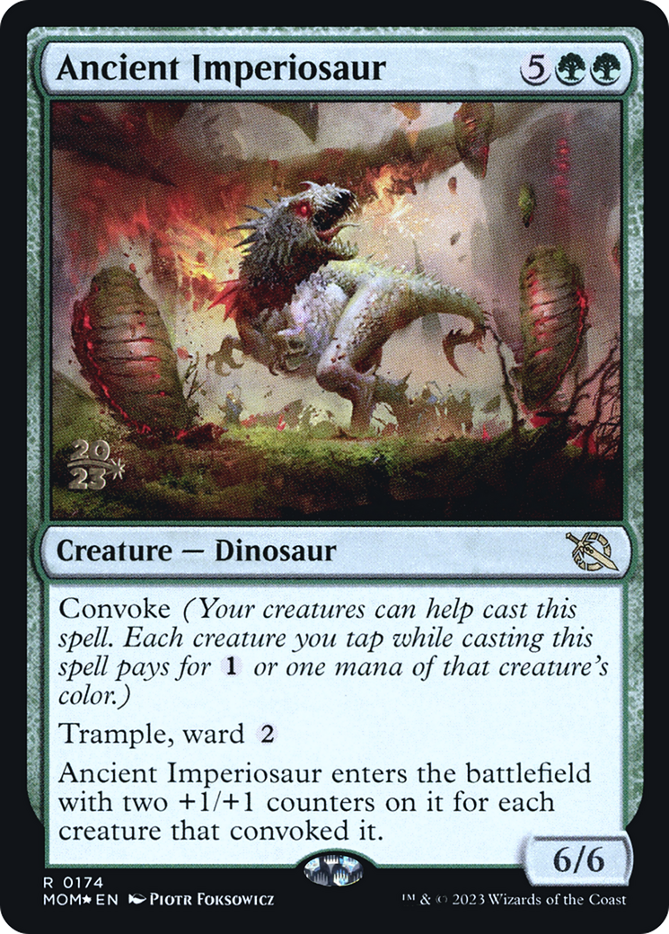 Ancient Imperiosaur [March of the Machine Prerelease Promos] | Anubis Games and Hobby