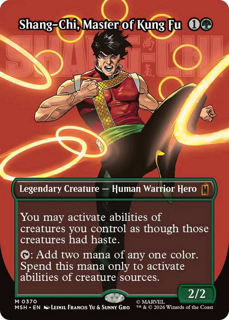 Shang-Chi, Master of Kung Fu (Borderless) (0370) [Marvel Super Heroes] | Anubis Games and Hobby