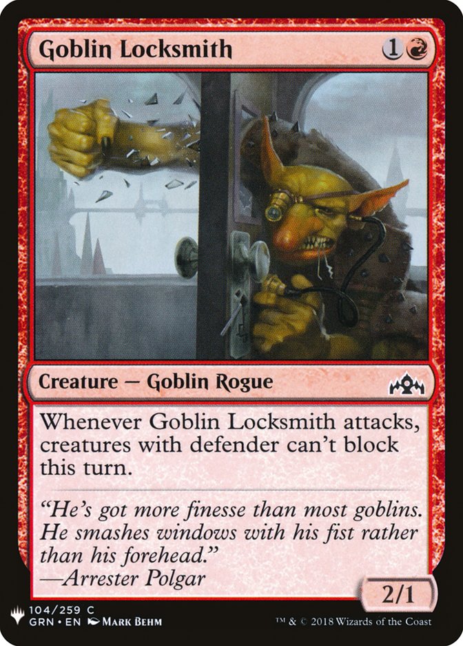 Goblin Locksmith [Mystery Booster] | Anubis Games and Hobby