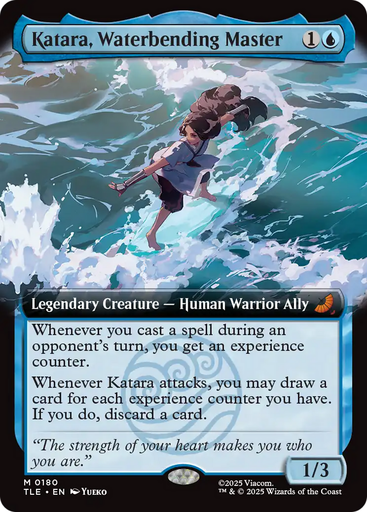 Katara, Waterbending Master (Extended Art) [Avatar: The Last Airbender: Eternal-Legal] | Anubis Games and Hobby