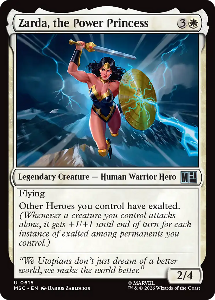 Zarda, the Power Princess [Marvel Super Heroes Commander] | Anubis Games and Hobby