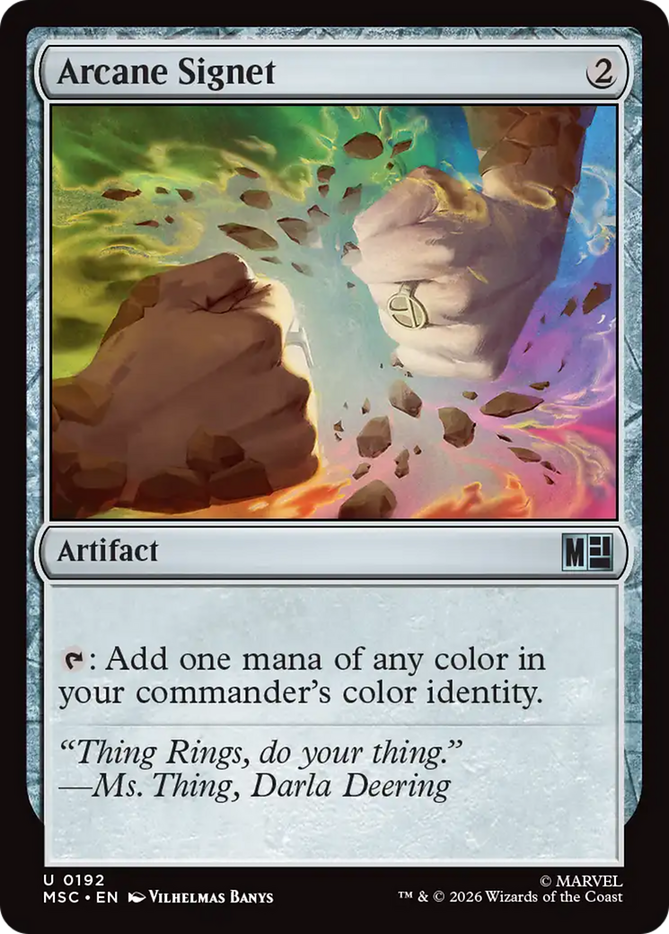 Arcane Signet (0192) [Marvel Super Heroes Commander] | Anubis Games and Hobby