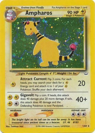 Ampharos (1/64) [Neo Revelation Unlimited] | Anubis Games and Hobby