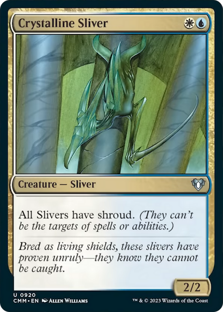 Crystalline Sliver [Commander Masters] | Anubis Games and Hobby