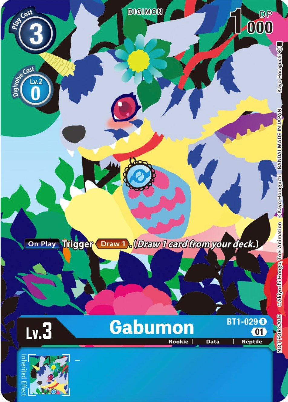 Gabumon [BT1-029] (Tamer's Card Set 2 Floral Fun) [Release Special Booster Promos] | Anubis Games and Hobby