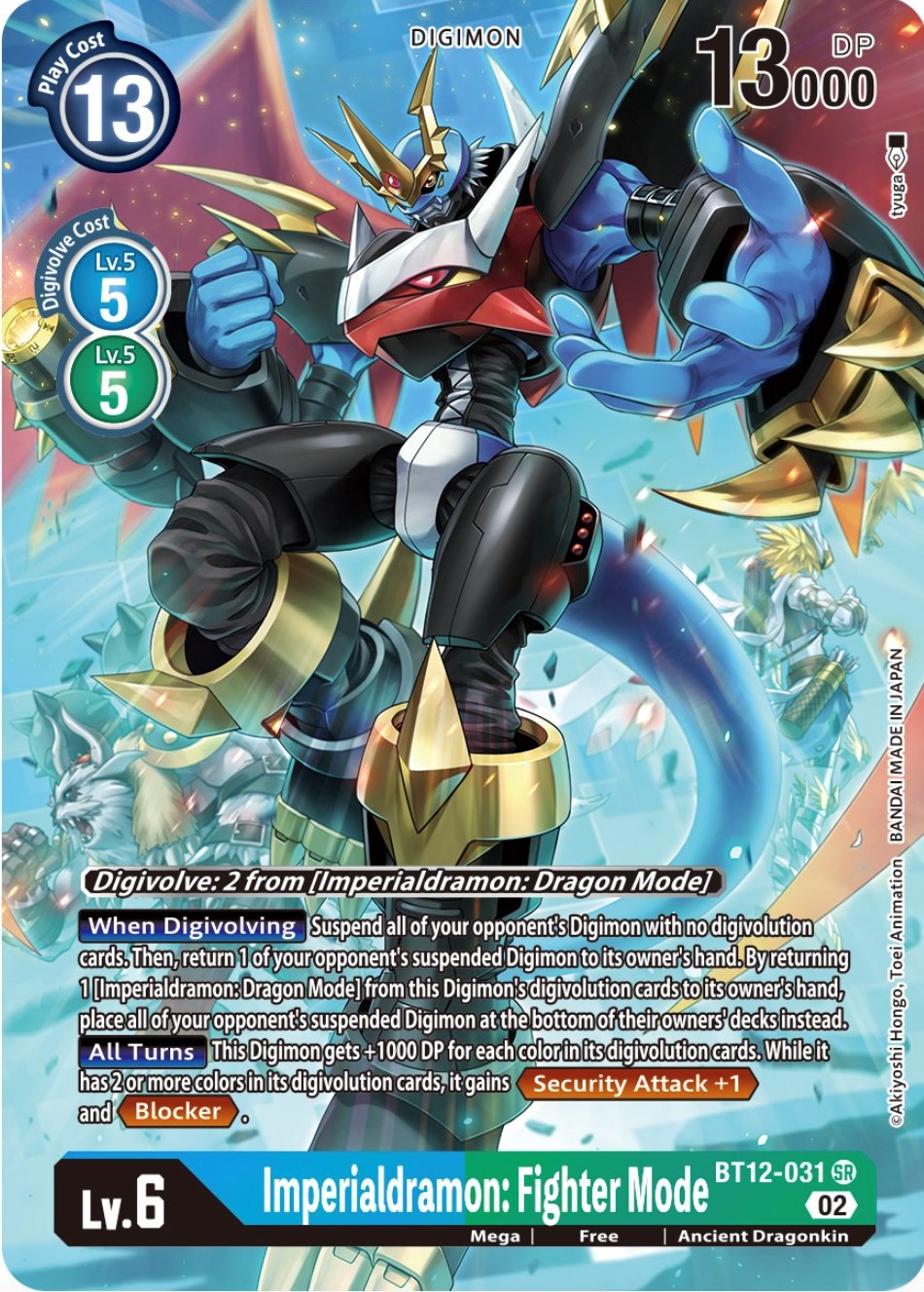 Imperialdramon: Fighter Mode [BT12-031] (Alternate Art) [Across Time] | Anubis Games and Hobby