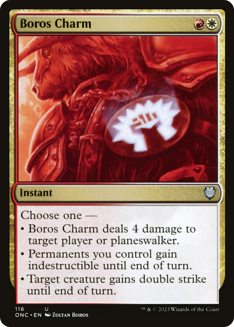 Boros Charm [Phyrexia: All Will Be One Commander] | Anubis Games and Hobby