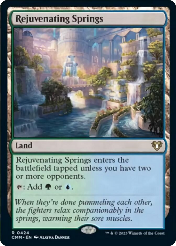 Rejuvenating Springs [Commander Masters] | Anubis Games and Hobby