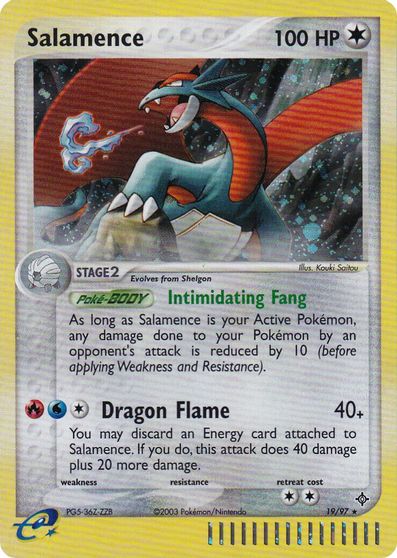 Salamence (19/97) (League Promo 2004) [League & Championship Cards] | Anubis Games and Hobby