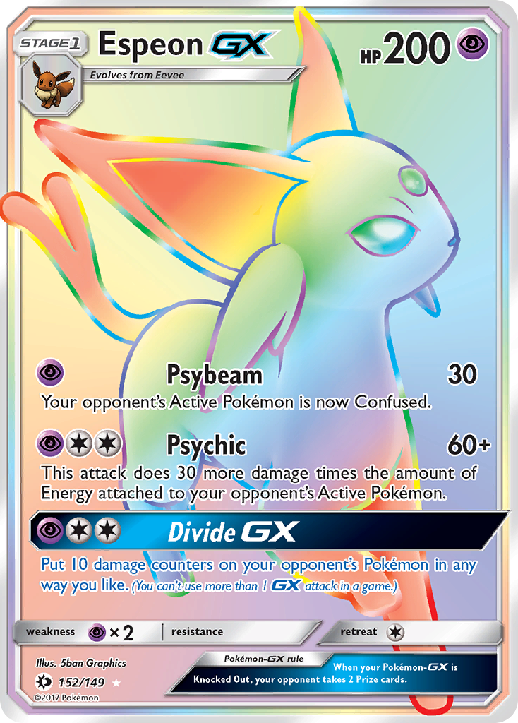 Espeon GX (152/149) [Sun & Moon: Base Set] | Anubis Games and Hobby