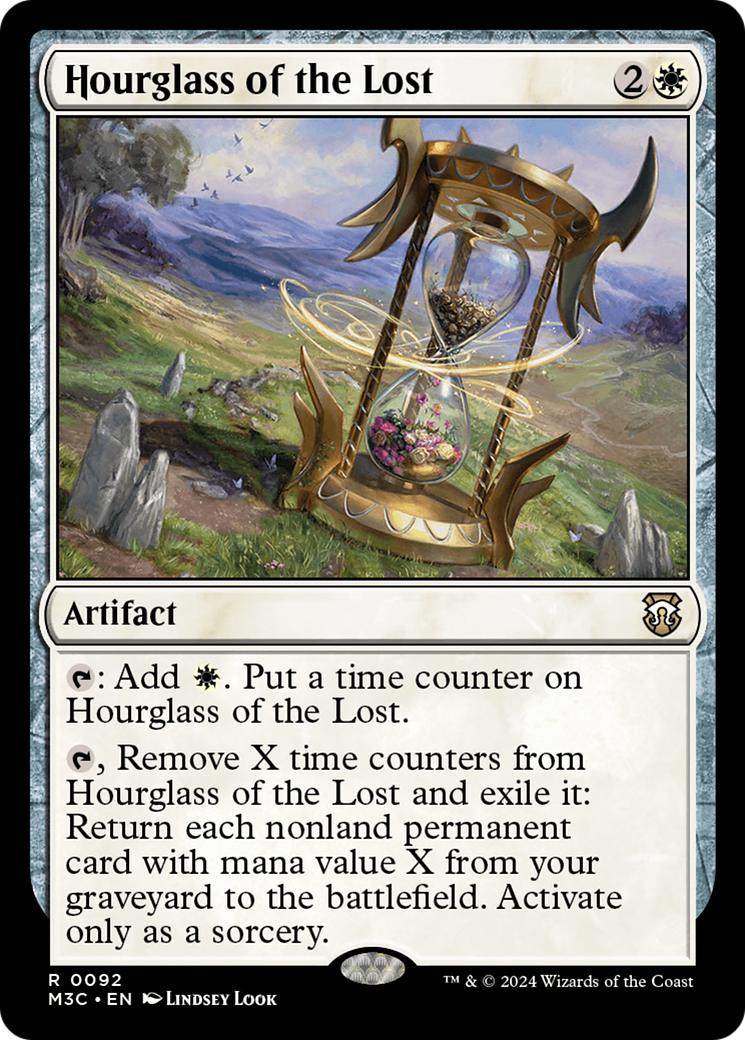 Hourglass of the Lost (Ripple Foil) [Modern Horizons 3 Commander] | Anubis Games and Hobby