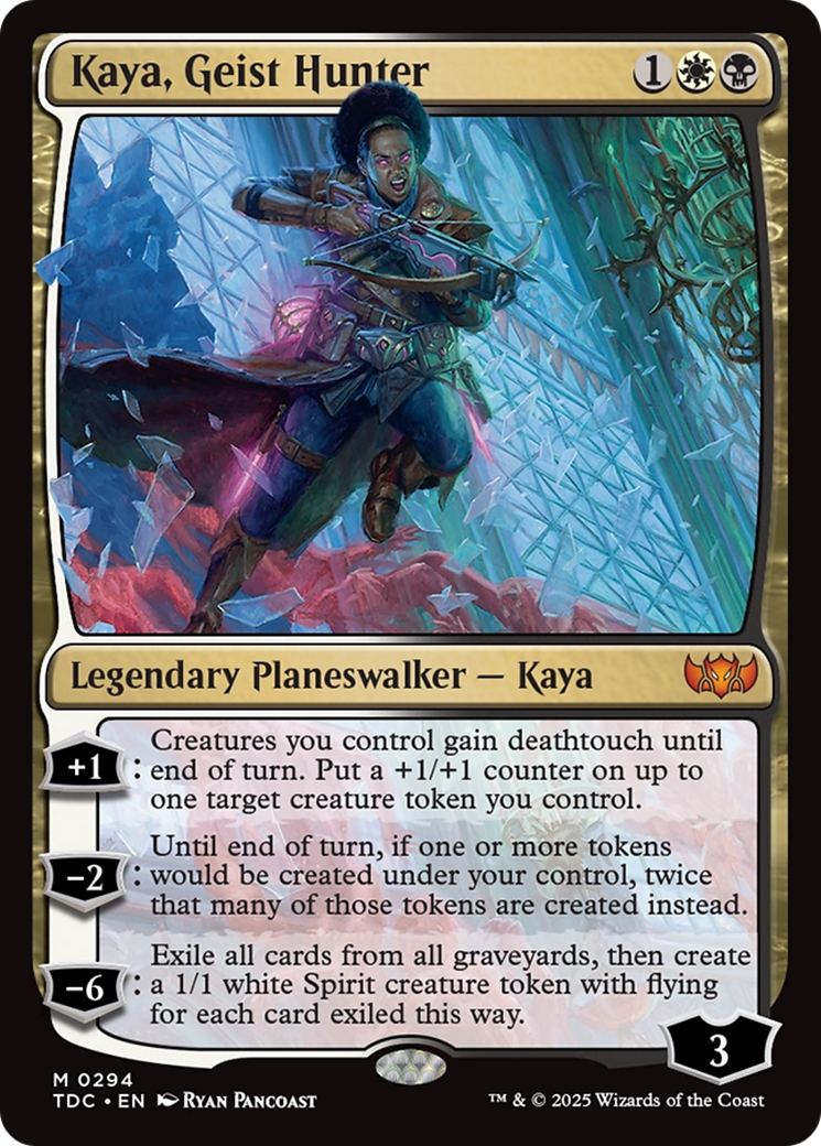 Kaya, Geist Hunter [Tarkir: Dragonstorm Commander] | Anubis Games and Hobby