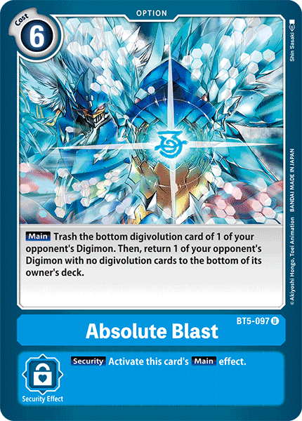 Absolute Blast [BT5-097] [Battle of Omni] | Anubis Games and Hobby